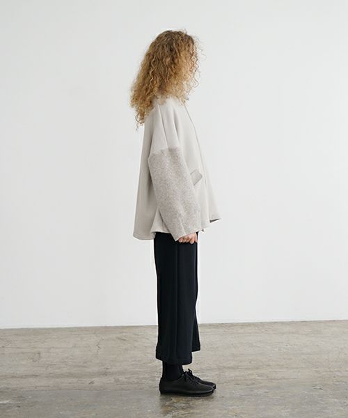 Mochi / home&miles.モチ / ホーム＆マイルズ.zip up cardigan [greige]