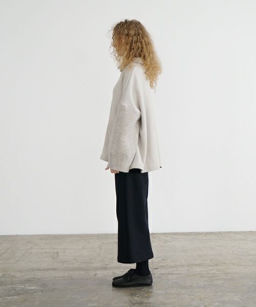 Mochi / home&miles.モチ / ホーム＆マイルズ.zip up cardigan [greige]