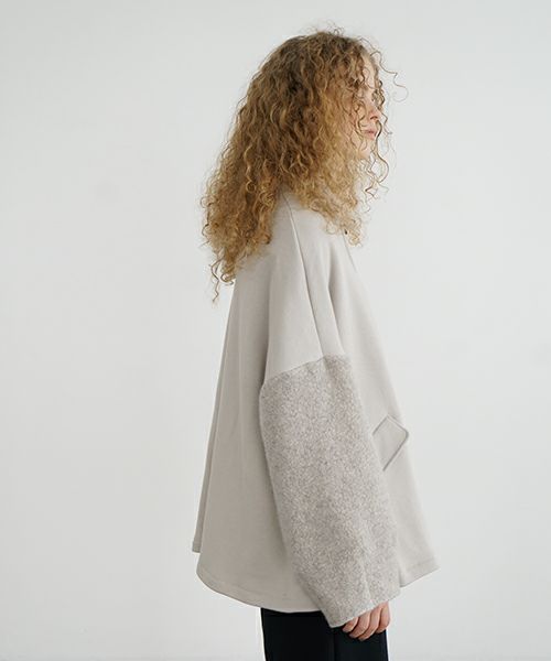 Mochi / home&miles.モチ / ホーム＆マイルズ.zip up cardigan [greige]