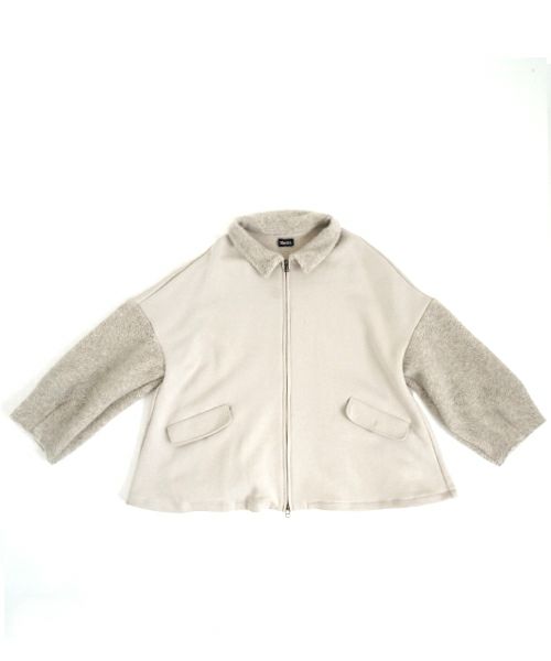 Mochi / home&miles.モチ / ホーム＆マイルズ.zip up cardigan [greige]