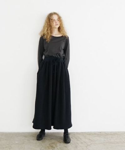 Mochi / home&miles.モチ / ホーム＆マイルズ.long skirt [black]