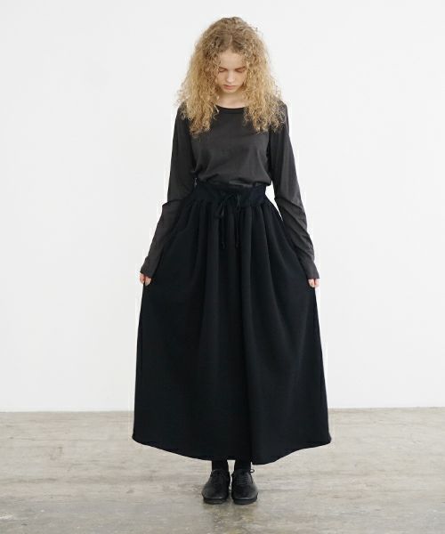 Mochi / home&miles.モチ / ホーム＆マイルズ.long skirt [black]