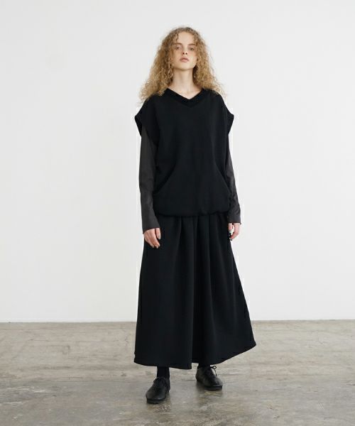 Mochi / home&miles.モチ / ホーム＆マイルズ.long skirt [black]