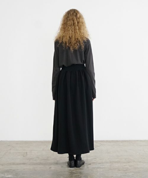 Mochi / home&miles.モチ / ホーム＆マイルズ.long skirt [black]