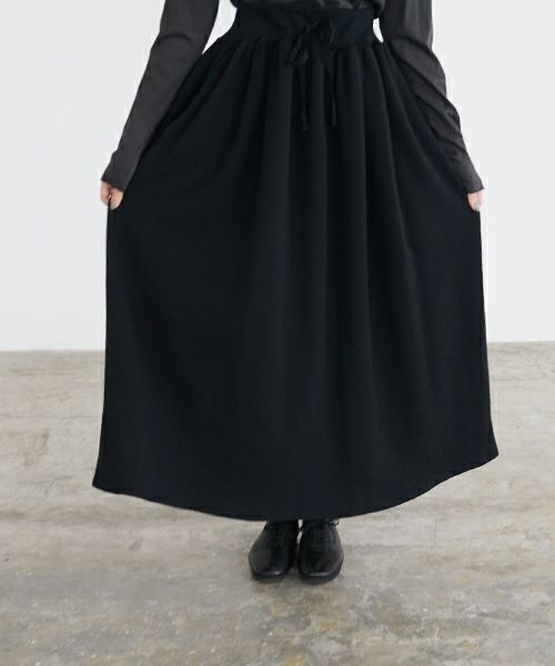 Mochi / home&miles.モチ / ホーム＆マイルズ.long skirt [black]