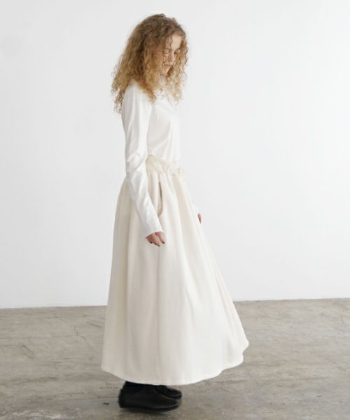 Mochi / home&miles.モチ / ホーム＆マイルズ.long skirt [off white]