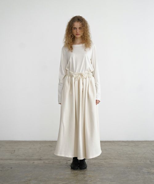 Mochi / home&miles.モチ / ホーム＆マイルズ.long skirt [off white]