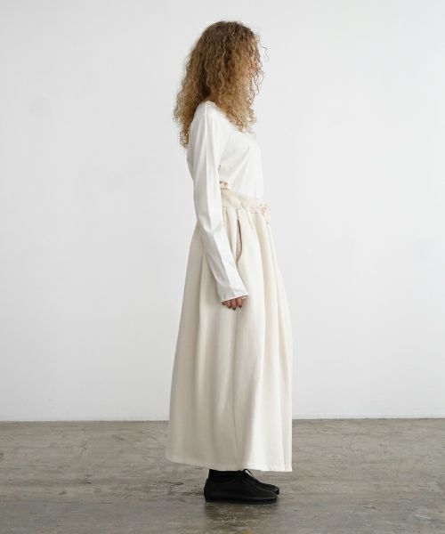 Mochi / home&miles.モチ / ホーム＆マイルズ.long skirt [off white]