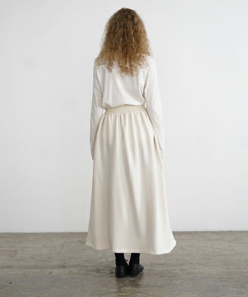 Mochi / home&miles.モチ / ホーム＆マイルズ.long skirt [off white]