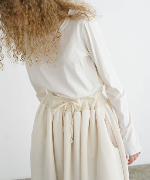 Mochi / home&miles.モチ / ホーム＆マイルズ.long skirt [off white]
