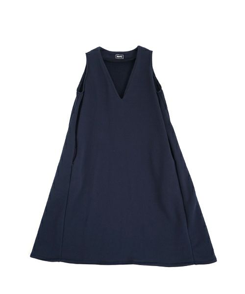 Mochi / home&miles.モチ / ホーム＆マイルズ.v-neck one piece [navy/black]