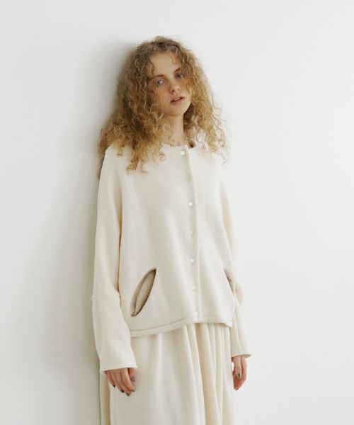 Mochi / home&miles.モチ / ホーム＆マイルズ.cardigan [off white]
