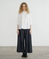 Mochi.モチ.gather blouse [finx cotton]