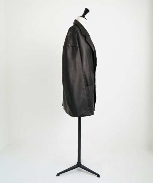 YOKO SAKAMOTO.ヨーコサカモト. LEATHER BIG JACKET [BLACK] YS - 23AW - 11