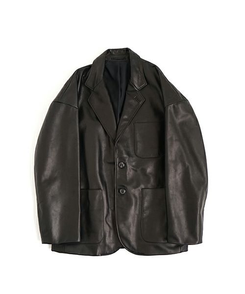 YOKO SAKAMOTO.ヨーコサカモト. LEATHER BIG JACKET [BLACK] YS - 23AW - 11