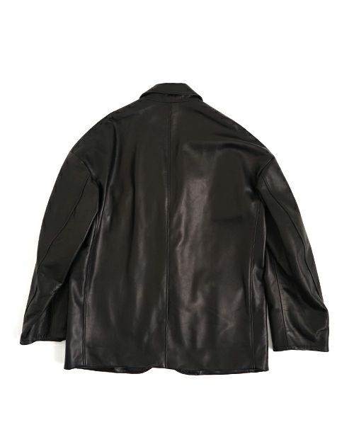YOKO SAKAMOTO.ヨーコサカモト. LEATHER BIG JACKET [BLACK] YS - 23AW - 11
