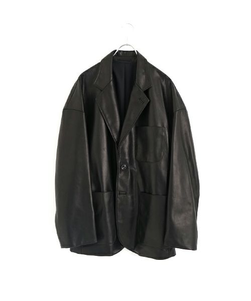 YOKO SAKAMOTO.ヨーコサカモト. LEATHER BIG JACKET [BLACK] YS - 23AW - 11
