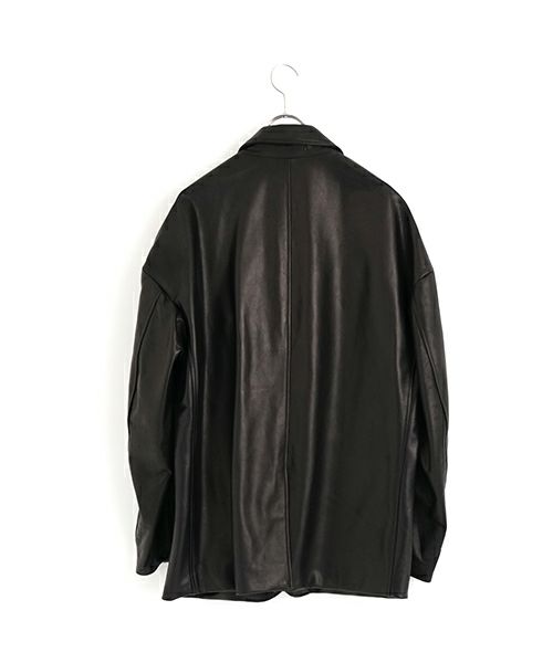 YOKO SAKAMOTO ヨーコサカモト LEATHER BIG JACKET [BLACK] YS - 23AW - 11