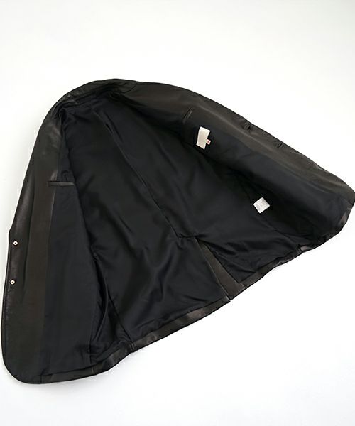 YOKO SAKAMOTO.ヨーコサカモト. LEATHER BIG JACKET [BLACK] YS - 23AW - 11