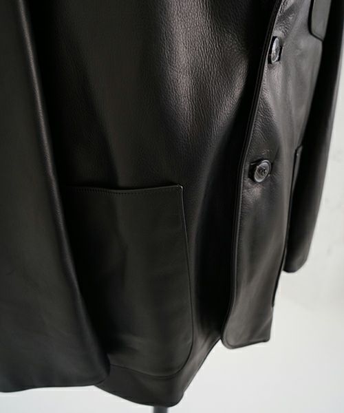 YOKO SAKAMOTO.ヨーコサカモト. LEATHER BIG JACKET [BLACK] YS - 23AW - 11