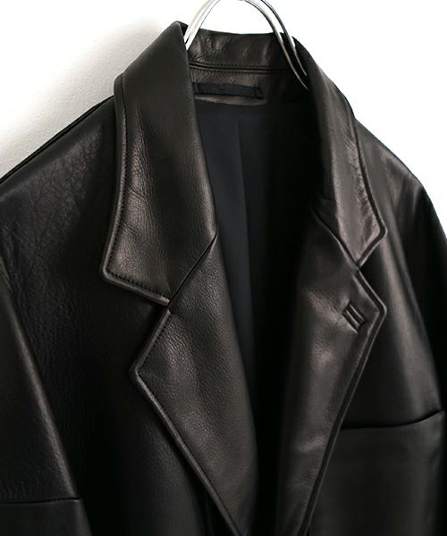 YOKO SAKAMOTO.ヨーコサカモト. LEATHER BIG JACKET [BLACK] YS - 23AW - 11