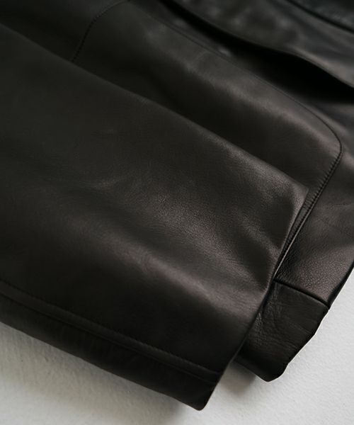 YOKO SAKAMOTO.ヨーコサカモト. LEATHER BIG JACKET [BLACK] YS - 23AW - 11