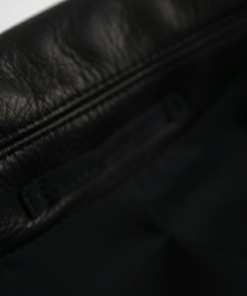 YOKO SAKAMOTO.ヨーコサカモト. LEATHER BIG JACKET [BLACK] YS - 23AW - 11