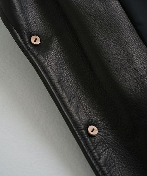 YOKO SAKAMOTO.ヨーコサカモト. LEATHER BIG JACKET [BLACK] YS - 23AW - 11