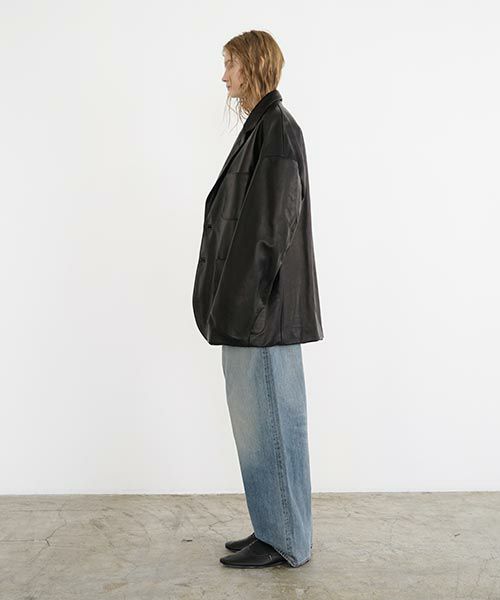 YOKO SAKAMOTO.ヨーコサカモト. LEATHER BIG JACKET [BLACK] YS - 23AW - 11