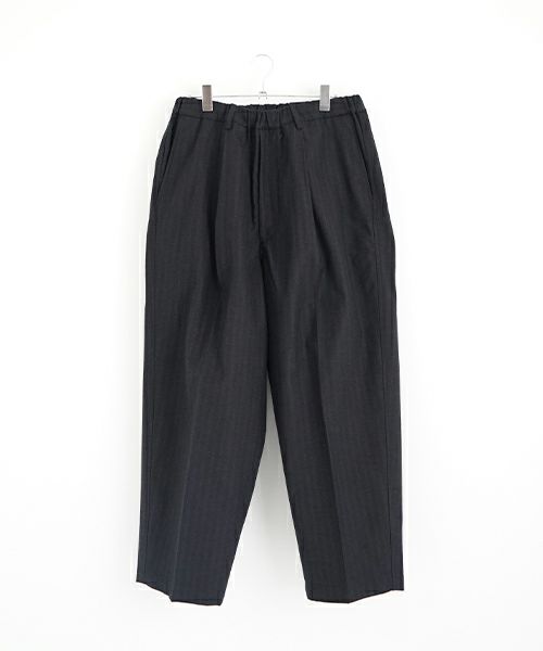 YOKO SAKAMOTO ヨーコサカモト CLASSIC EASY TROUSERS [CHARCOAL GRAY] YS - 23AW - 18