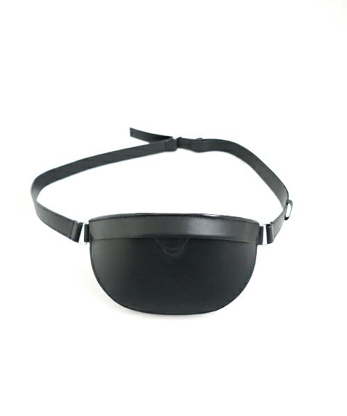 EDROBERTJUDSON.エドロバートジャドソン.box stitch waist pouch [B01XBG-173/05/black]