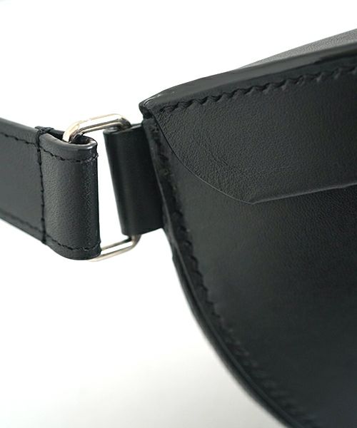EDROBERTJUDSON.エドロバートジャドソン.box stitch waist pouch [B01XBG-173/05/black]