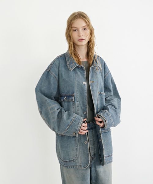 YOKO SAKAMOTO ヨーコサカモト DENIM JACKET [FADE INDIGO] YS-23aw-52