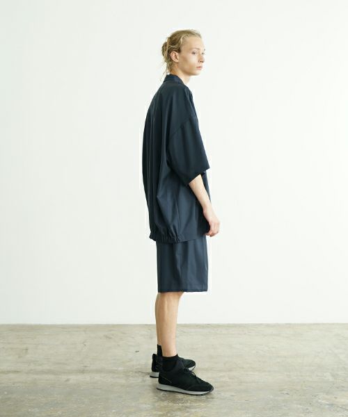 VU ヴウ balloon shirt [DEEP BLUE］バルーンシャツ vu-s24-s01