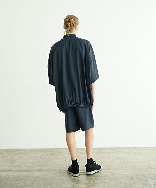 VU ヴウ balloon shirt [DEEP BLUE］バルーンシャツ vu-s24-s01