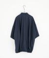 VU ヴウ balloon shirt [DEEP BLUE］バルーンシャツ vu-s24-s01