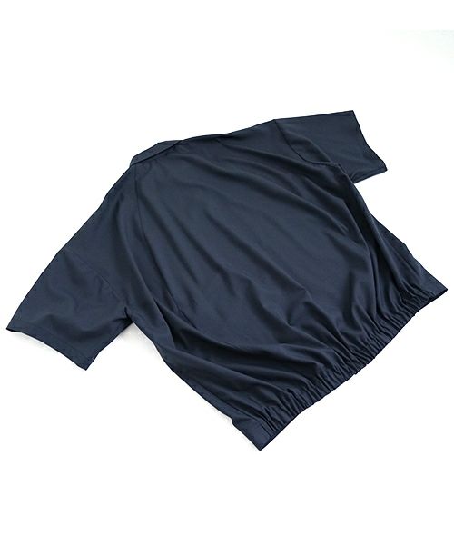 VU ヴウ balloon shirt [DEEP BLUE］バルーンシャツ vu-s24-s01