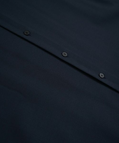 VU ヴウ balloon shirt [DEEP BLUE］バルーンシャツ vu-s24-s01