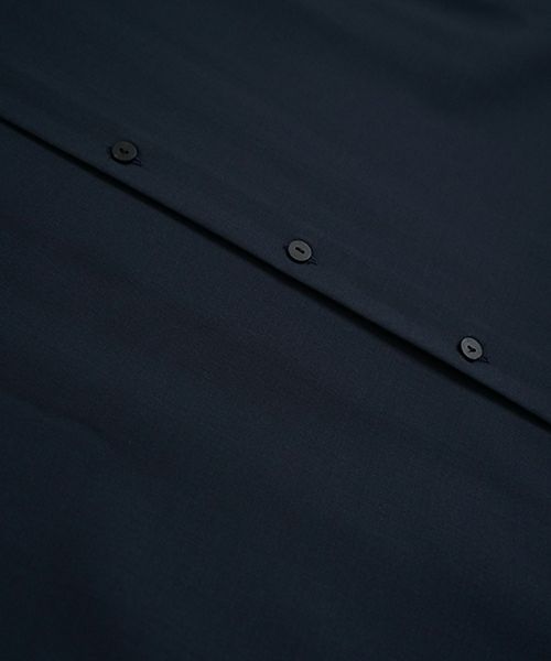 VU ヴウ balloon shirt [DEEP BLUE］バルーンシャツ vu-s24-s01