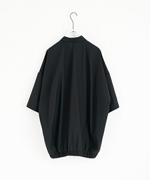 VU ヴウ balloon shirt [BLACK］バルーンシャツ vu-s24-s01