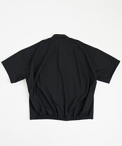 VU ヴウ balloon shirt [BLACK］バルーンシャツ vu-s24-s01