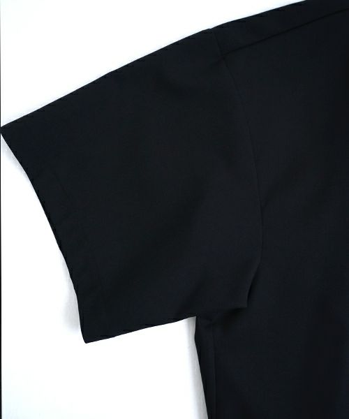 VU ヴウ balloon shirt [BLACK］バルーンシャツ vu-s24-s01