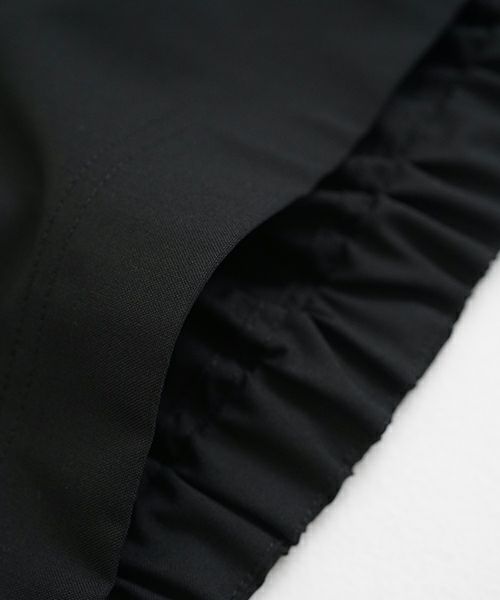 VU ヴウ balloon shirt [BLACK］バルーンシャツ vu-s24-s01
