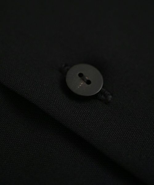 VU ヴウ balloon shirt [BLACK］バルーンシャツ vu-s24-s01