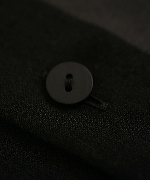 VU ヴウ geometric dolman shirt  [charcoal×black］幾何学ドルマンシャツ vu-s24-s02