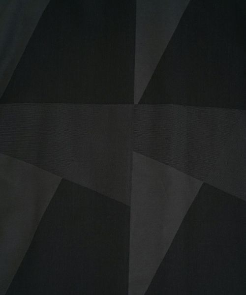 VU ヴウ geometric dolman shirt  [charcoal×black］幾何学ドルマンシャツ vu-s24-s02