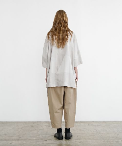 VU ヴウ geometric dolman shirt  [ash×gray］幾何学ドルマンシャツ vu-s24-s02