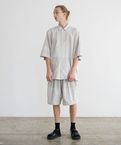 VU ヴウ geometric dolman shirt  [ash×gray］幾何学ドルマンシャツ vu-s24-s02