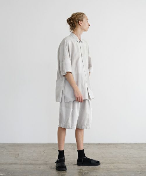 VU ヴウ geometric dolman shirt  [ash×gray］幾何学ドルマンシャツ vu-s24-s02