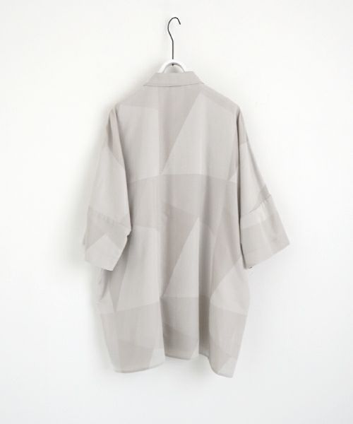 VU ヴウ geometric dolman shirt  [ash×gray］幾何学ドルマンシャツ vu-s24-s02